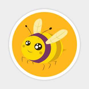 Intersex Pride Bee Magnet